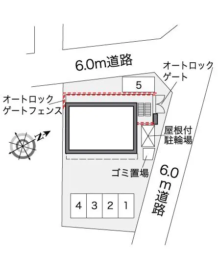 ★手数料０円★堺市北区中百舌鳥町　月極駐車場（LP）